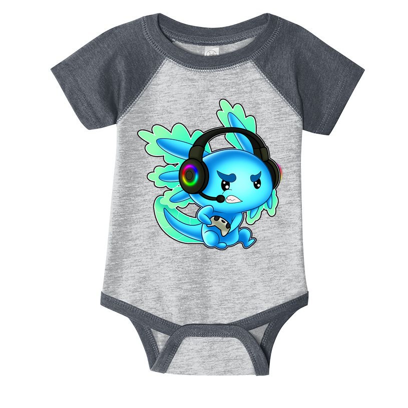 Gamesolotl Gaming Axolotl Clothing   Infant Baby Jersey Bodysuit