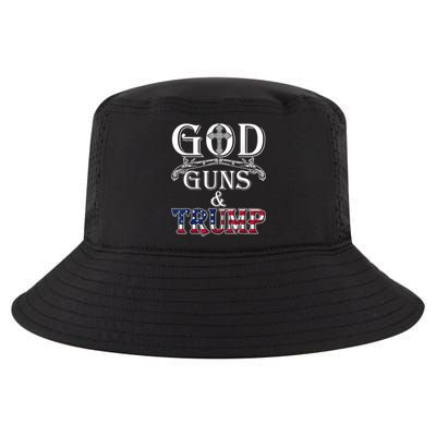 God Guns And Trump 2nd Amendment Cool Comfort Performance Bucket Hat