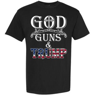 God Guns And Trump 2nd Amendment Garment-Dyed Heavyweight T-Shirt