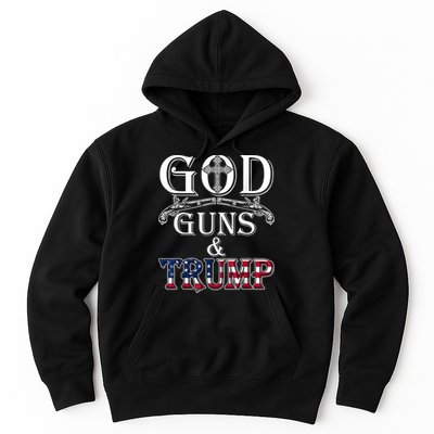 God Guns And Trump 2nd Amendment Hoodie