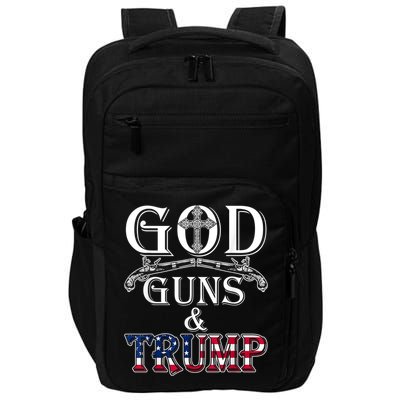 God Guns And Trump 2nd Amendment Impact Tech Backpack