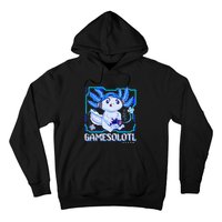 Gamesolotl Gamer Axolotl Video Games Anime Lizard Hoodie