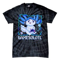 Gamesolotl Gamer Axolotl Video Games Anime Lizard Tie-Dye T-Shirt