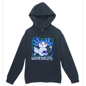 Gamesolotl Gamer Axolotl Video Games Anime Lizard Urban Pullover Hoodie