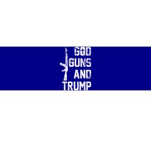 God Guns And Trump Gift For Donald Trump Supporters On PresidentS Day Bumper Sticker