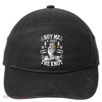 Groom Groomsmen Bachelor Party Funny Shot Drinking 7-Panel Snapback Hat