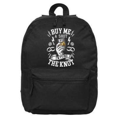 Groom Groomsmen Bachelor Party Funny Shot Drinking 16 in Basic Backpack