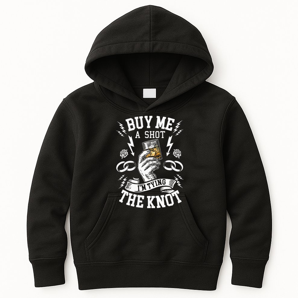 Groom Groomsmen Bachelor Party Funny Shot Drinking Kids Hoodie