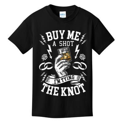 Groom Groomsmen Bachelor Party Funny Shot Drinking Kids T-Shirt