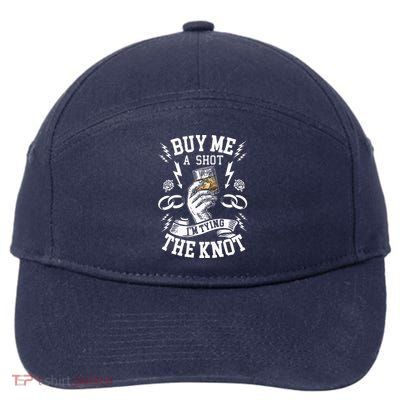 Groom Groomsmen Bachelor Party Funny Shot Drinking 7-Panel Snapback Hat