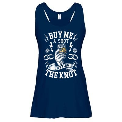 Groom Groomsmen Bachelor Party Funny Shot Drinking Ladies Essential Flowy Tank
