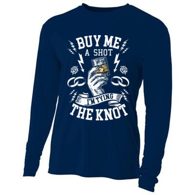 Groom Groomsmen Bachelor Party Funny Shot Drinking Cooling Performance Long Sleeve Crew