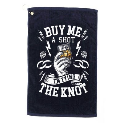 Groom Groomsmen Bachelor Party Funny Shot Drinking Golf Towel