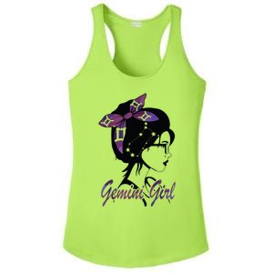 Gemini Girl Birthday Gemini Woman Zodiac Sign Ladies PosiCharge Competitor Racerback Tank