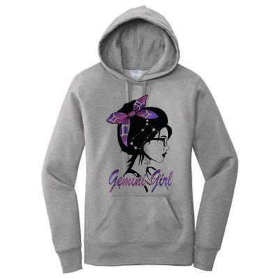 Gemini Girl Birthday Gemini Woman Zodiac Sign Women's Pullover Hoodie