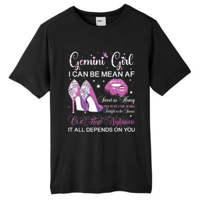 Gemini Girl Birthday Party Horoscope Zodiac Women Girl Tall Fusion ChromaSoft Performance T-Shirt