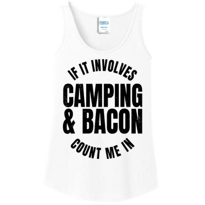 Glamping Glamper Boujee Tents Camper Camping And Bacon Ladies Essential Tank