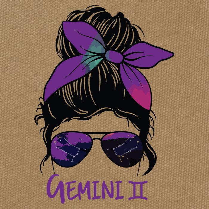 Gemini Girl Birthday Gemini Woman Zodiac Constellation Cotton Canvas Backpack
