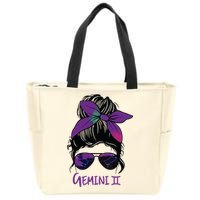 Gemini Girl Birthday Gemini Woman Zodiac Constellation Zip Tote Bag