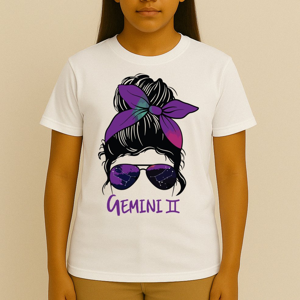 Gemini Girl Birthday Gemini Woman Zodiac Constellation T-Shirt