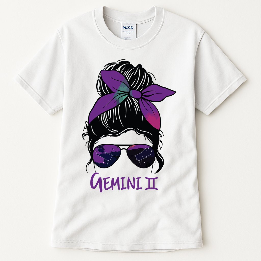 Gemini Girl Birthday Gemini Woman Zodiac Constellation Tall T-Shirt
