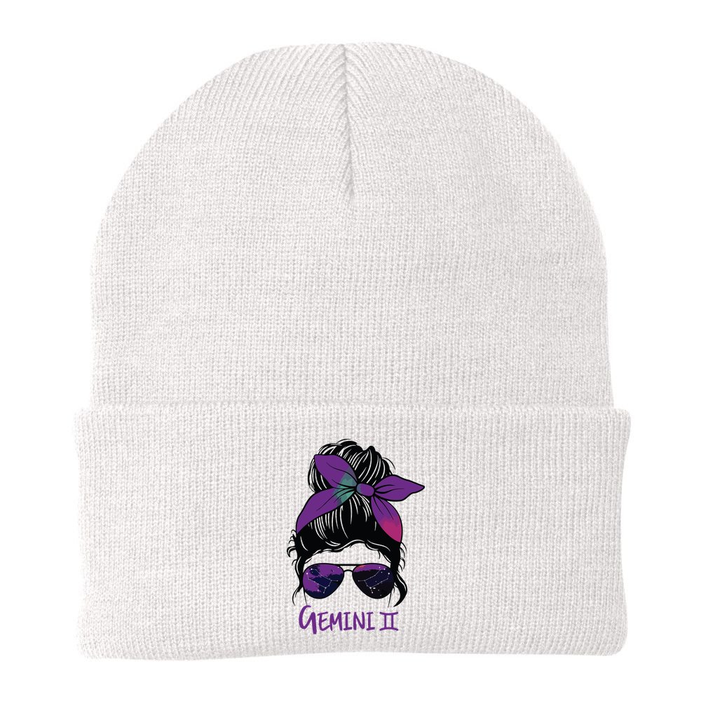 Gemini Girl Birthday Gemini Woman Zodiac Constellation Beanie