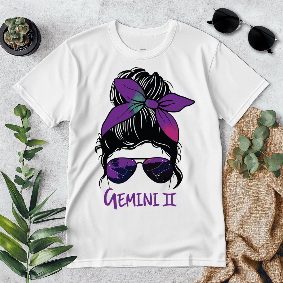 Gemini Girl Birthday Gemini Woman Zodiac Constellation Premium T-Shirt