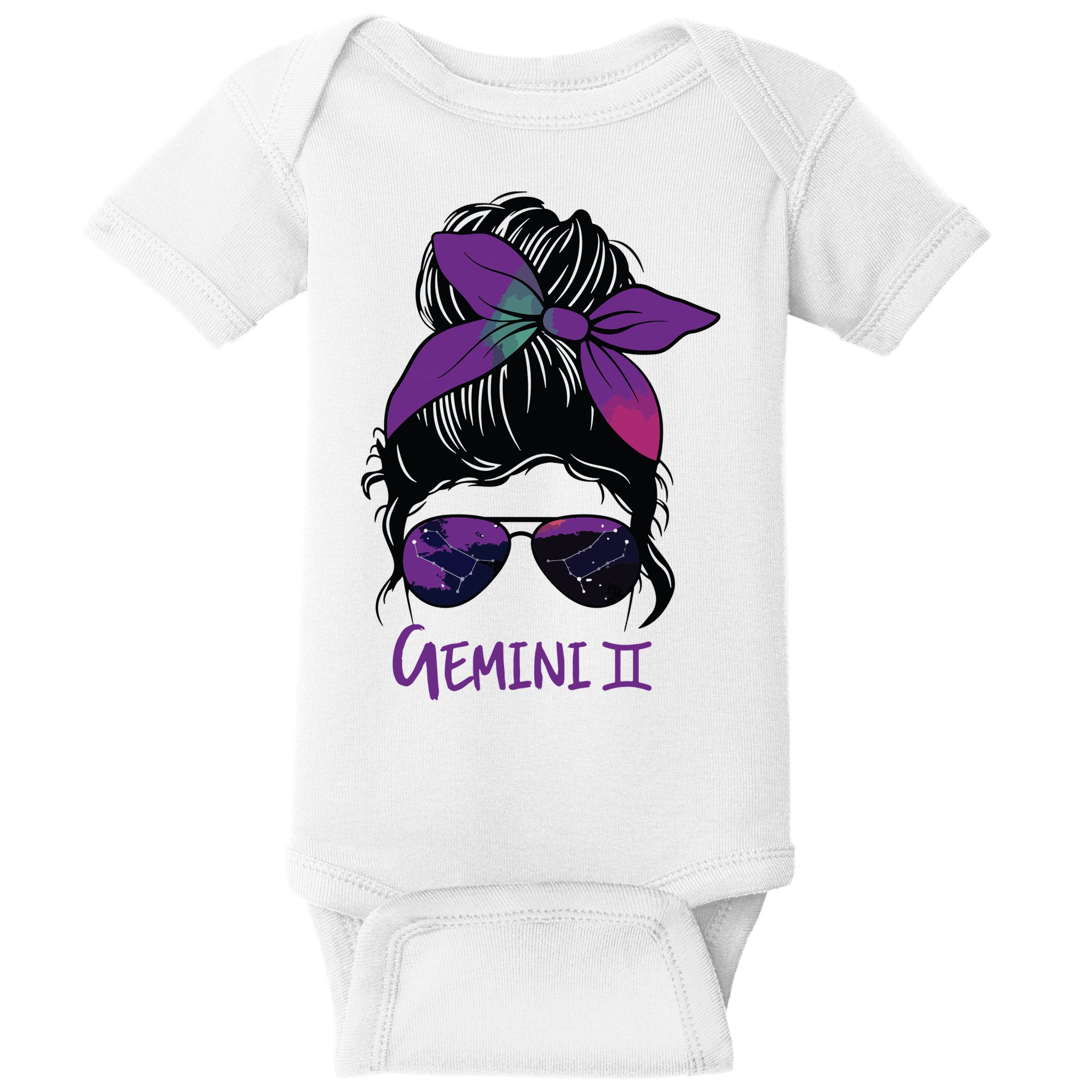 Gemini Girl Birthday Gemini Woman Zodiac Constellation Baby Bodysuit