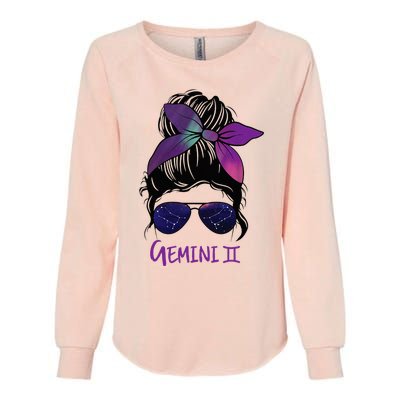 Gemini Girl Birthday Gemini Woman Zodiac Constellation Womens California Wash Sweatshirt