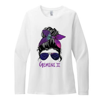 Gemini Girl Birthday Gemini Woman Zodiac Constellation Womens CVC Long Sleeve Shirt