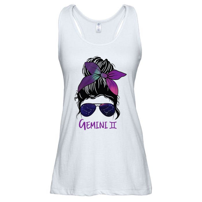 Gemini Girl Birthday Gemini Woman Zodiac Constellation Ladies Essential Flowy Tank