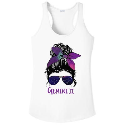 Gemini Girl Birthday Gemini Woman Zodiac Constellation Ladies PosiCharge Competitor Racerback Tank