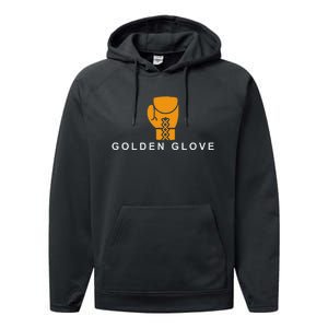 Golden Glove Boxing Motivation Performance Fleece Hoodie