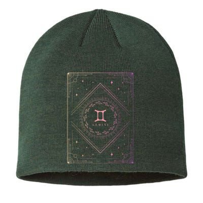 Girl Gemini Birthday Present Women Zodiac Sign Gemini Sustainable Beanie