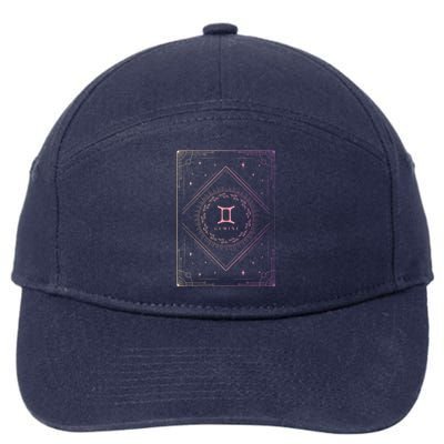 Girl Gemini Birthday Present Women Zodiac Sign Gemini 7-Panel Snapback Hat