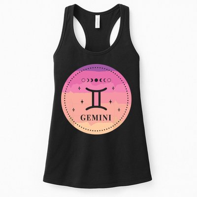 Girl Gemini Birthday Present Women Zodiac Sign Gemini Womens Tank Top