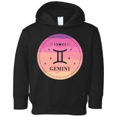 Girl Gemini Birthday Present Women Zodiac Sign Gemini Toddler Hoodie