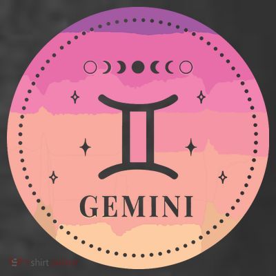Girl Gemini Birthday Present Women Zodiac Sign Gemini T-Shirt