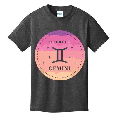 Girl Gemini Birthday Present Women Zodiac Sign Gemini Kids T-Shirt