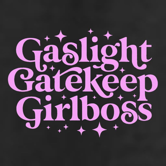Gaslight GateKeep Boss Funny Meme Feminist Ironic Babe Adult Drive Performance Visor
