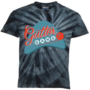 Gutter Gang Bowling League Team For Men Or Women Kids Tie-Dye T-Shirt