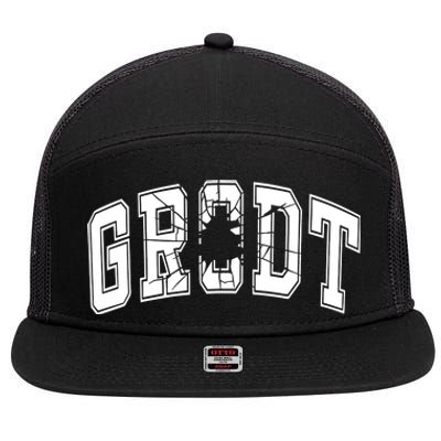 Gunits Grodt Bullet Hole 7 Panel Mesh Trucker Snapback Hat