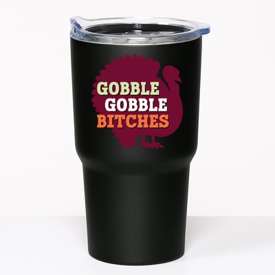 Gobble Gobble Bitches Thanksgiving Turkey Virginia Tech Hokies VT Tumbler