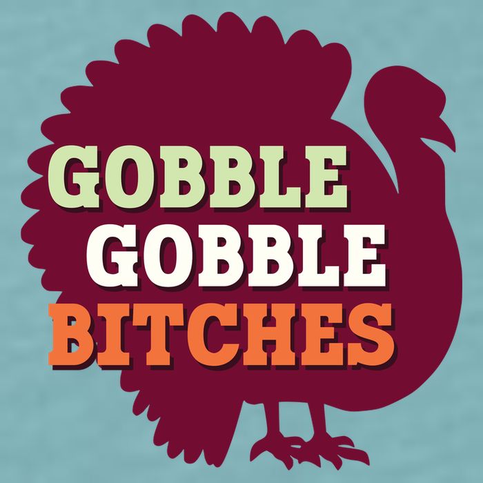 Gobble Gobble Bitches Thanksgiving Turkey Virginia Tech Hokies VT Sueded Cloud Jersey T-Shirt