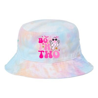 Groovy Ghost Boo IM Two Yr 2nd Birthday Halloween Tie Dye Newport Bucket Hat