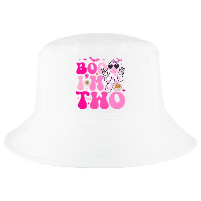 Groovy Ghost Boo IM Two Yr 2nd Birthday Halloween Cool Comfort Performance Bucket Hat