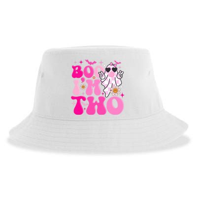 Groovy Ghost Boo IM Two Yr 2nd Birthday Halloween Sustainable Bucket Hat