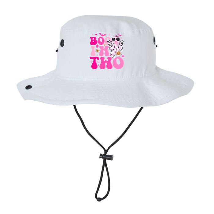 Groovy Ghost Boo IM Two Yr 2nd Birthday Halloween Legacy Cool Fit Booney Bucket Hat