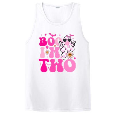 Groovy Ghost Boo IM Two Yr 2nd Birthday Halloween PosiCharge Competitor Tank