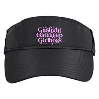 Gaslight Gatekeep Boss Funny Meme Feminist Ironic Babe Adult Drive Performance Visor